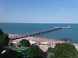 Coast of the Black Sea at Burgas