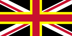 The fictional Union flag design as appears in Watch Dogs: Legion