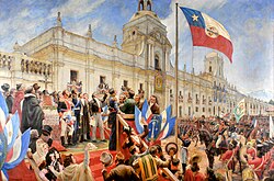 Chile, one of several Spanish territories in South America, issued a Declaration of independence in 1818