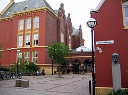 The Faculty of Law at the University of Bergen, seen from Magnus Lagabøtes plass.