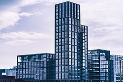 Capital Dock in Dublin is the tallest building in the Republic of Ireland.