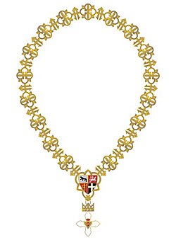 Full view of Order with Golden Chain
