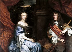 James and Anne Hyde in the 1660s, by Sir Peter Lely