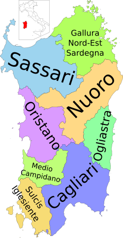 Provinces of Sardinia