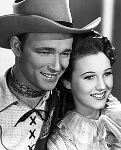 Roy Rogers and Mary Hart in Shine On, Harvest Moon (1938)