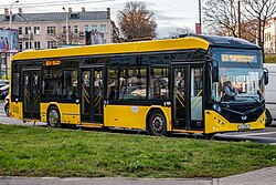 Electrobus AKSM E321 in Minsk