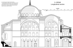 The 6th-century church of Hagia Irene in Istanbul was substantially rebuilt after an earthquake in the 8th century.