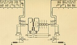 Circuit diagram, 1905