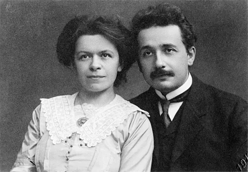 Mileva Marić and Albert Einstein, 1912