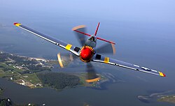 North American P-51 Mustang, a World War II fighter aircraft