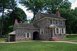 Washington's headquarters in Valley Forge, Pennsylvania, which is still standing, one of the centerpieces of Valley Forge National Historical Park