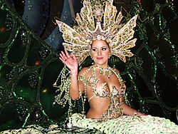 Carnival Queen of Santa Cruz de Tenerife, Canary Islands, Spain