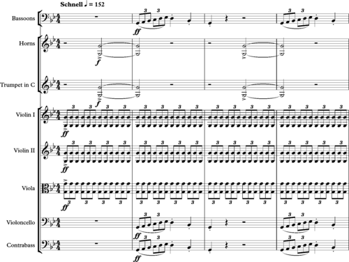 Erl King – arrangement by Liszt, bars 1–4