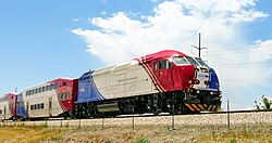 The FrontRunner commuter rail system serves Utah's Wasatch Front.