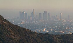 Smog in Los Angeles in December 2005