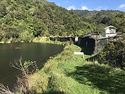 Historic Lower Dam on the Wainuiomata River