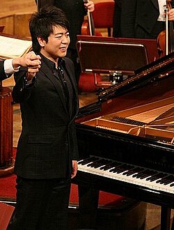 Lang at the opening of the 2010 Chopin Year in Warsaw