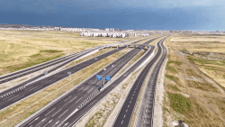 The 150 Meter Motorway is Erbil's largest ring road, built to improve traffic flow and connect expanding areas of the city.