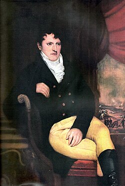 Portrait of Manuel Belgrano by Casimir Carbonnier made during Belgrano's diplomatic mission to London (1815)