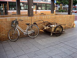 Bicycle trailer of Japan
