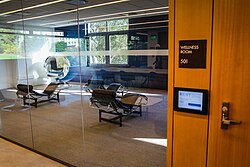 Wellness Room sleep pods: part of a program created by the ASUC, UC Berkeley's official student association.