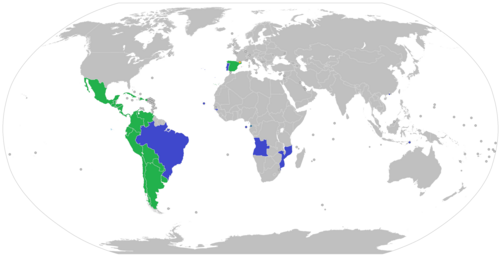 The Iberophone nations of the world: