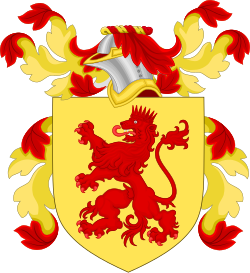 Coat of Arms of Pierre de Rigaud, Marquis de Vaudreuil-Cavagnial