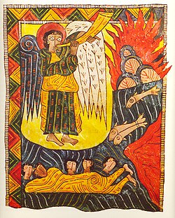 Mozarabic Beatus miniature. Spain, late 10th century