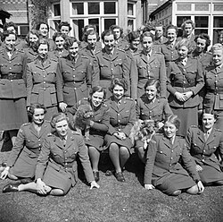Princess Elizabeth (later Queen Elizabeth II) in the Auxiliary Territorial Service, April 1945