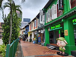 Korean establishments along Tanjong Pagar Road in the Central Region of Singapore