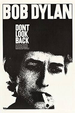 The cinéma vérité documentary Dont Look Back (1967) follows Dylan on his 1965 tour of England. An early music video for "Subterranean Homesick Blues" was used as the film's opening segment.