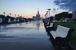 VDNKh after rain