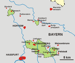 Enclave of the Free State of Saxe-Coburg, Königsberg in Bavaria