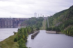 Ship lift of Krasnoyarsk hydroelectric power station