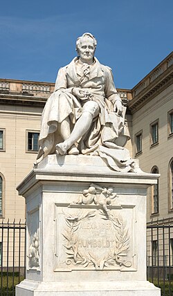 Statue of Alexander von Humboldt outside Humboldt-Universität (Reinhold Begas, 1883)