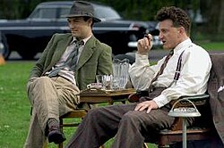 Jude Law (left) and Sean Penn in the film