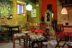 A café in Barcelona
