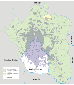 Greater Mexico City and Mexico City (Federal District)