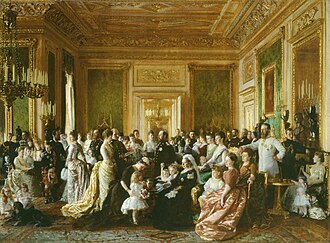 The Family of Queen Victoria in 1887