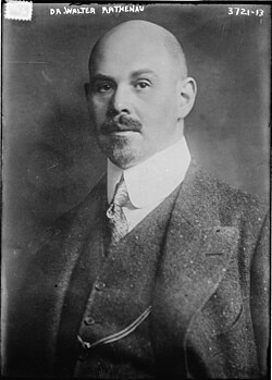 Walther Rathenau, German Foreign Minister, was assassinated in 1922.