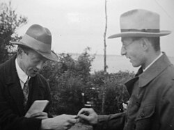 Werner Heisenberg and Eugene Wigner (1928)