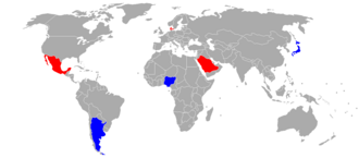 1995 King Fahd Cup participating teams