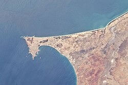 View of Dakar from the International Space Station in 2011