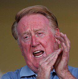 Hall of Fame Dodgers broadcaster Vin Scully