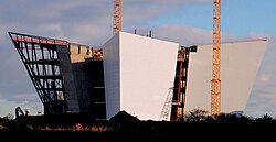 Construction of Titanic Belfast in 2010