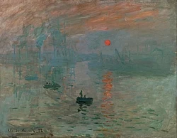 Claude Monet's 1872 Impression, Sunrise inspired the name of the movement