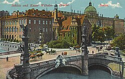 The Berlin Palace with the Pharmacy Wing and the Spree side, c. 1900