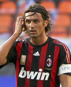Paolo Maldini was one of the defenders named to the Ballon d'Or Dream Team.