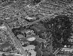 The park from the air in 1934
