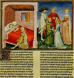 The introduction of the Decameron (1350–1353) by Giovanni Boccaccio